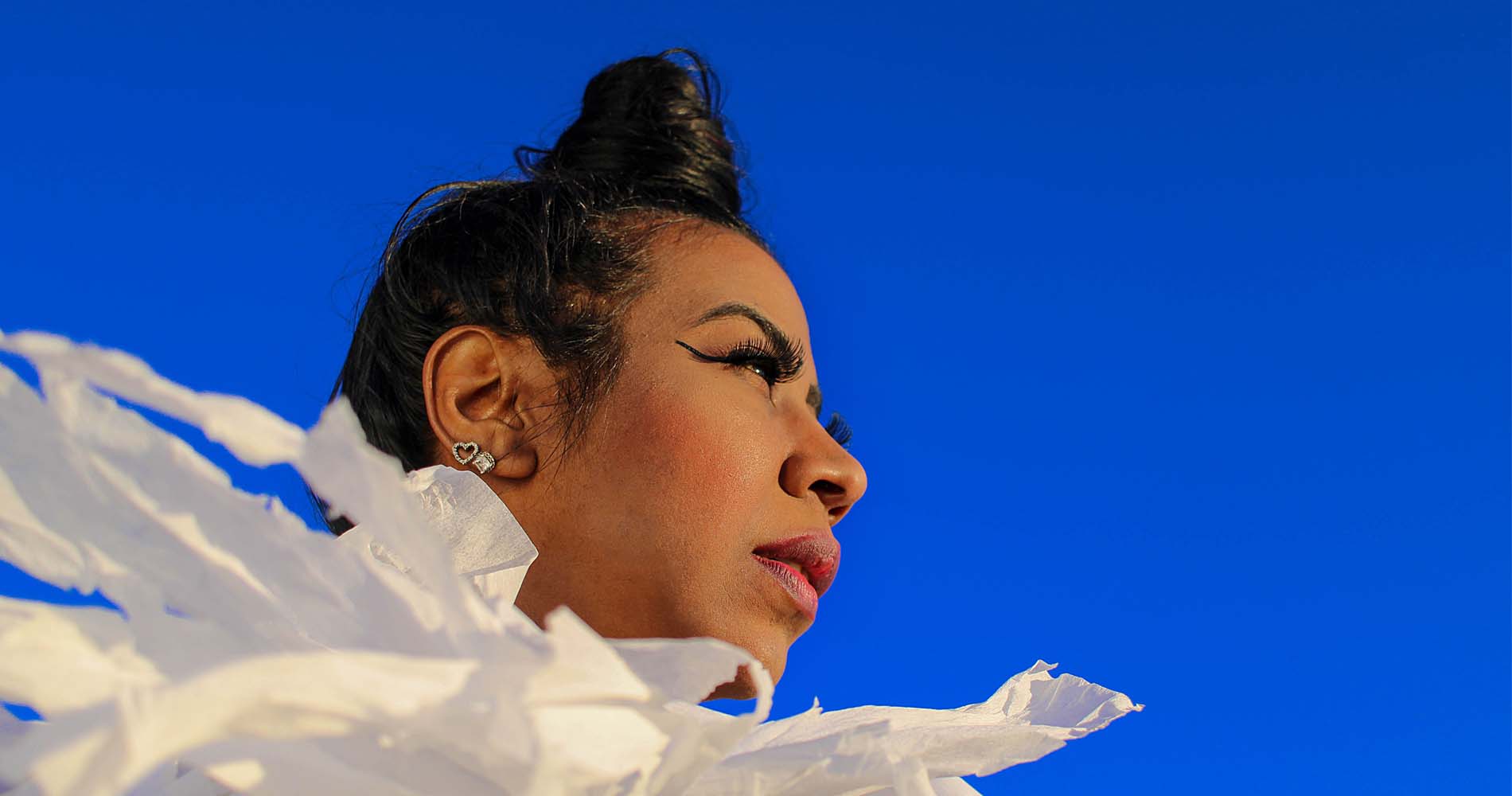 Saleha Maharaj outdoor photoshoot