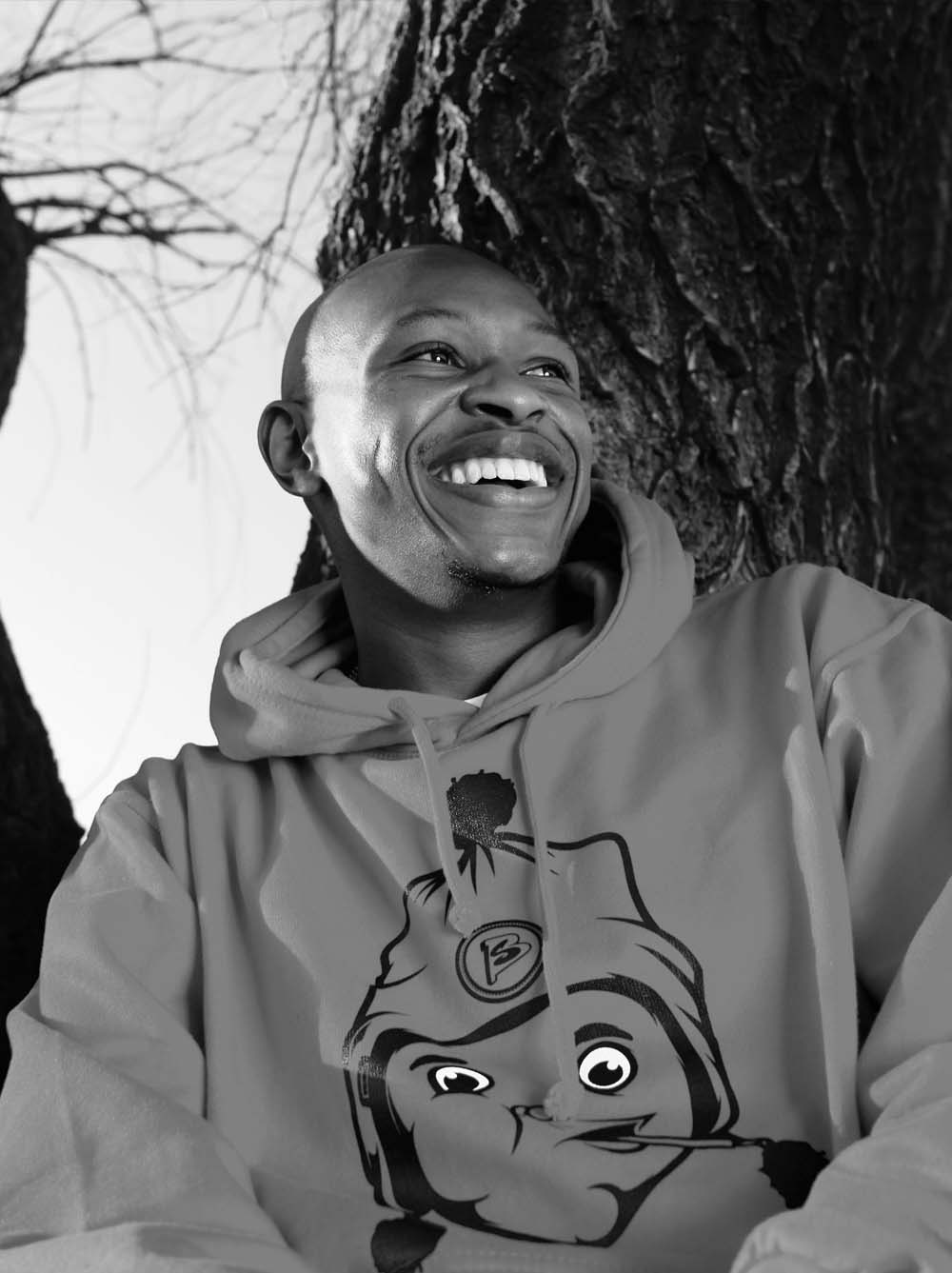 Neo Maseko Outdoor photoshoot